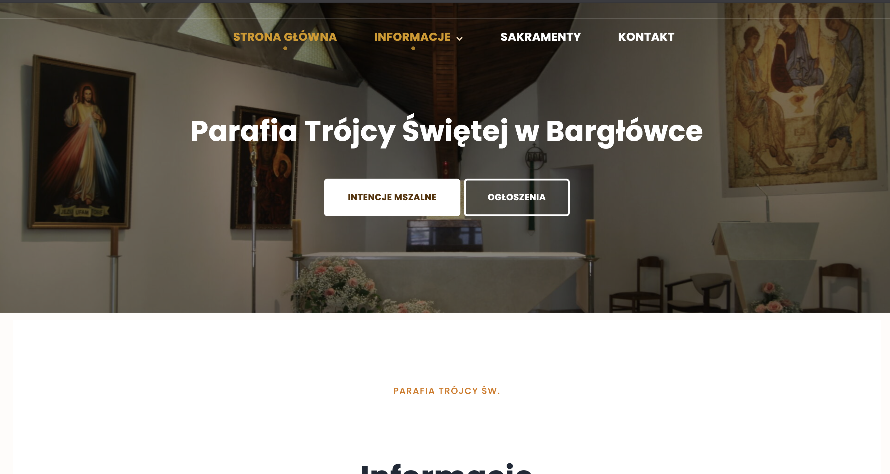 Parish Website - Bargłówka image